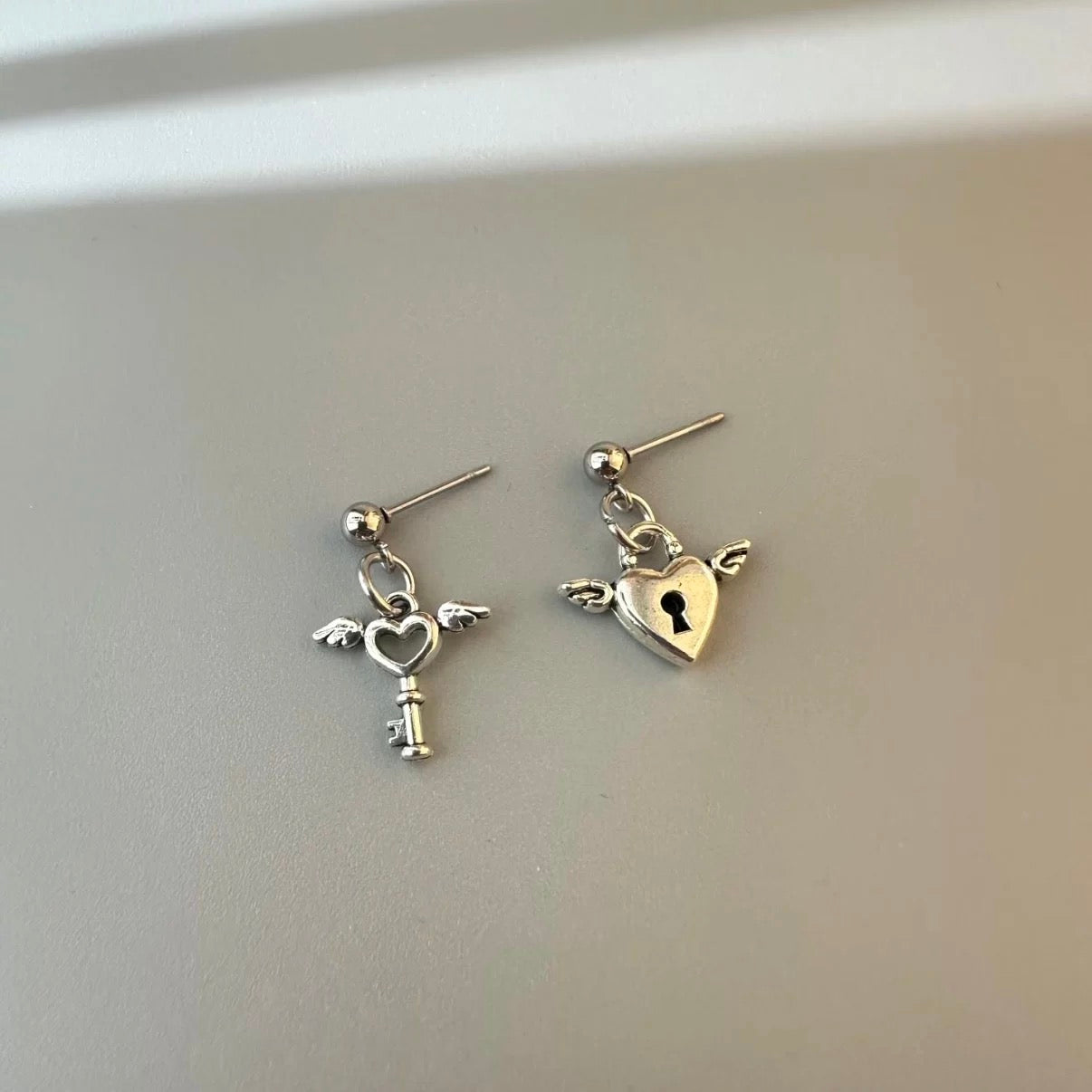 Lock & Key Earrings