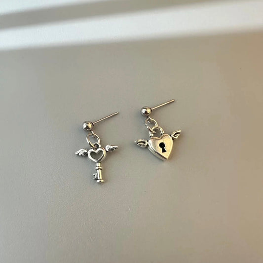 Lock & Key Earrings
