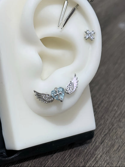Blue Sanctum Earring Stack