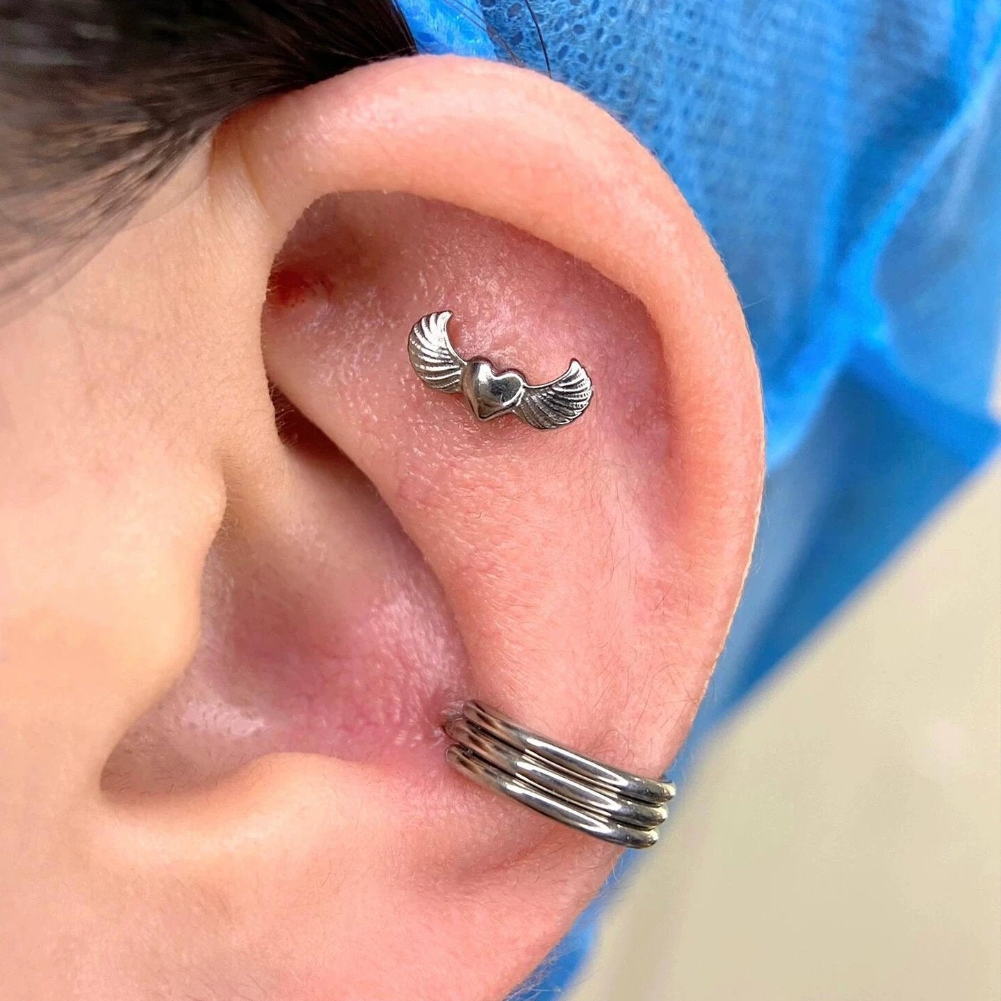 Aeroheart Wings Helix Earrings