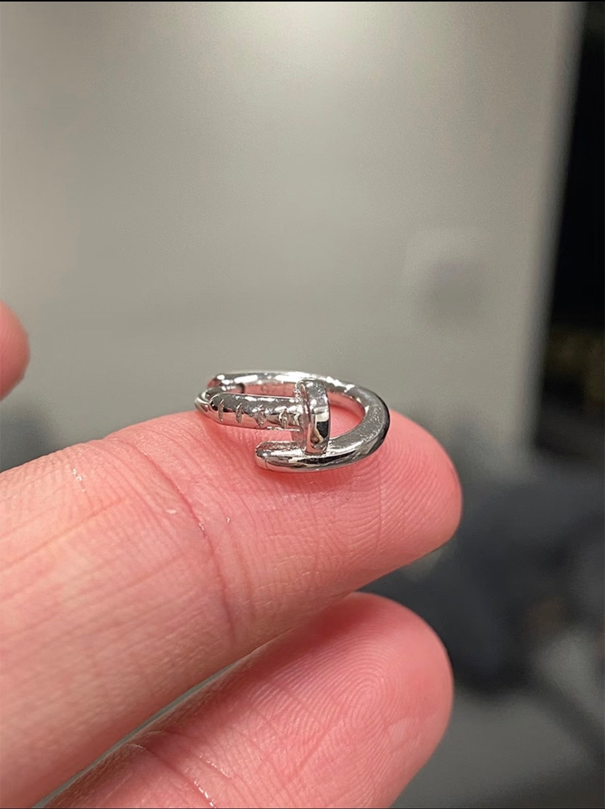 Twist nail Helix Earrings