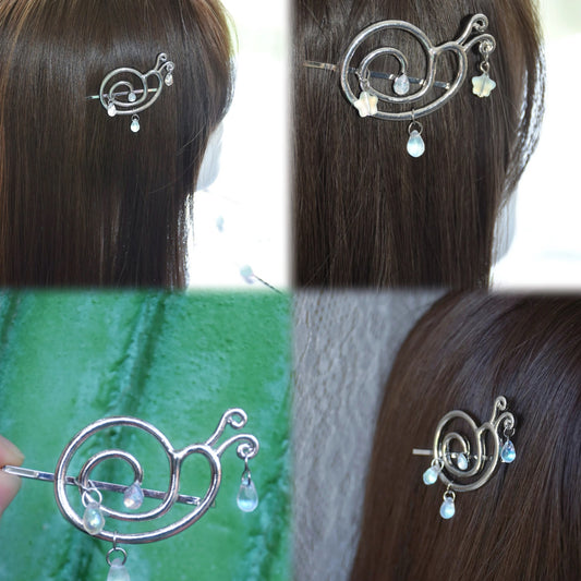 Halo Snail Hair Clip