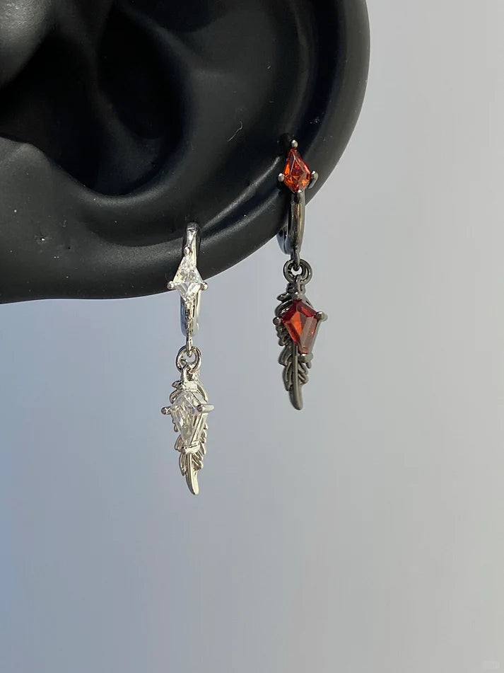 Scarlet Wings Helix Earrings