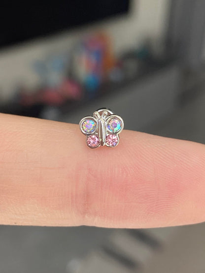 Pastelle Butterfly Helix Earrings