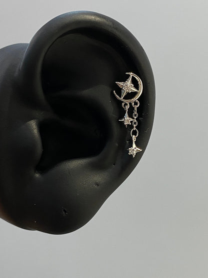 Moonstar Helix Earrings