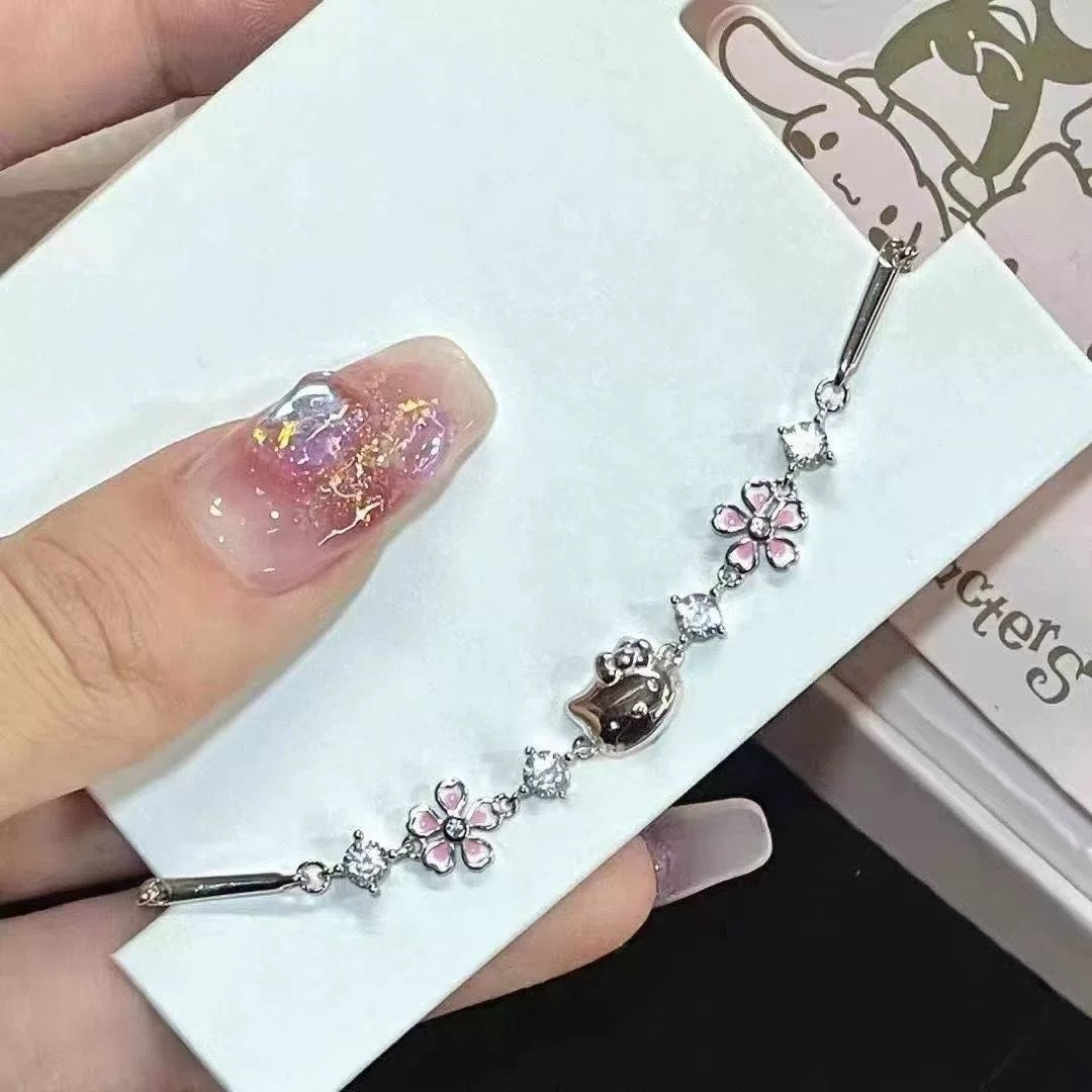 Kitty Sakura Petals Bracelet
