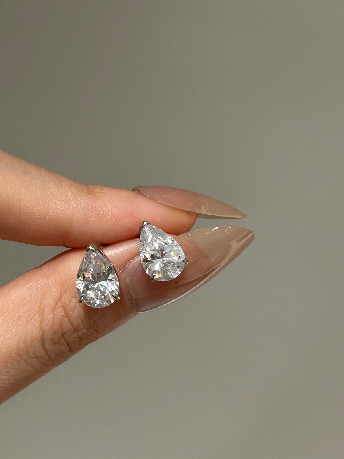 Kylie Pear Studs