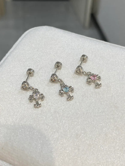 Divine Drop Helix Earrings