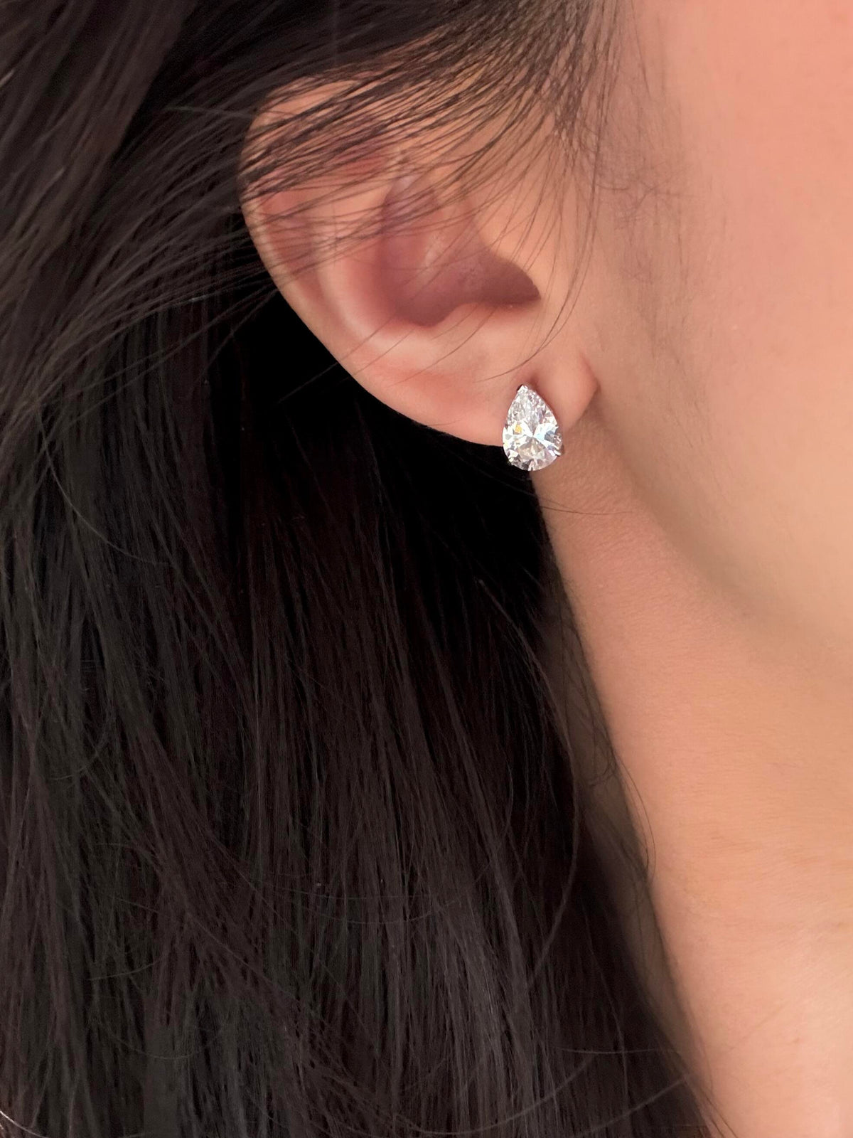 Kylie Pear Studs