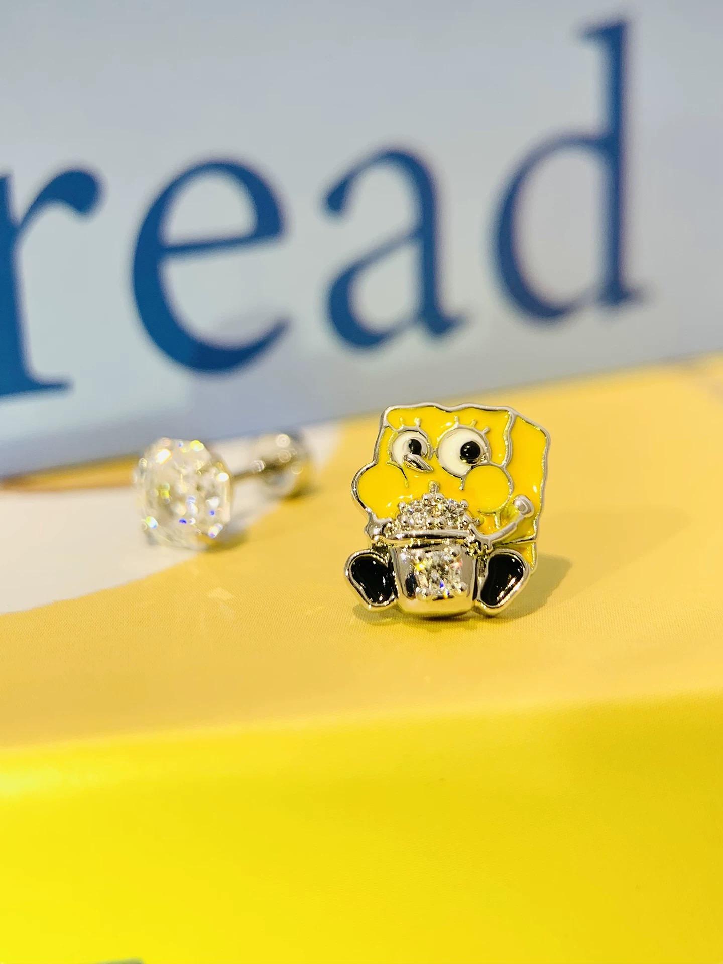 Sponge Boy Helix Earrings