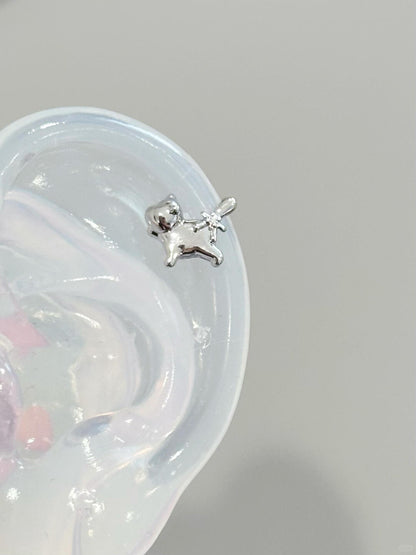 Cosmic Kitty Helix Earrings