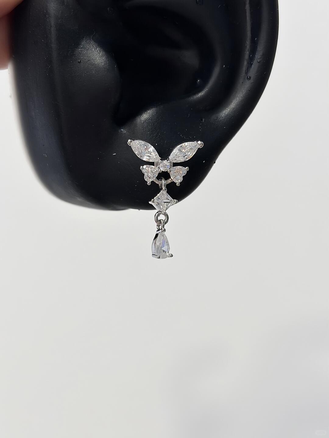 Butterfly Mirage Helix Earrings