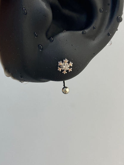 Snowflake Helix Earrings