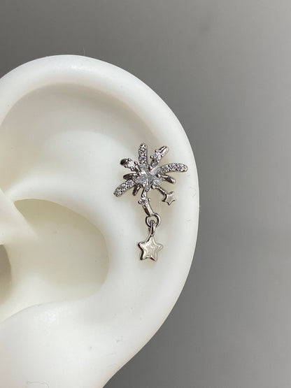 Star Flicker Helix Earrings