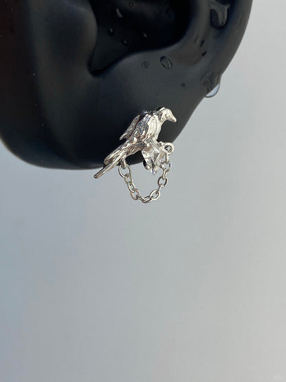 Raven’s Bond Helix Earrings