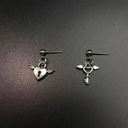 Lock & Key Earrings