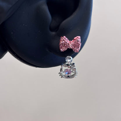 Bow kitty Earrings