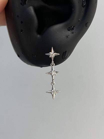 Ternary Stars Helix Earrings