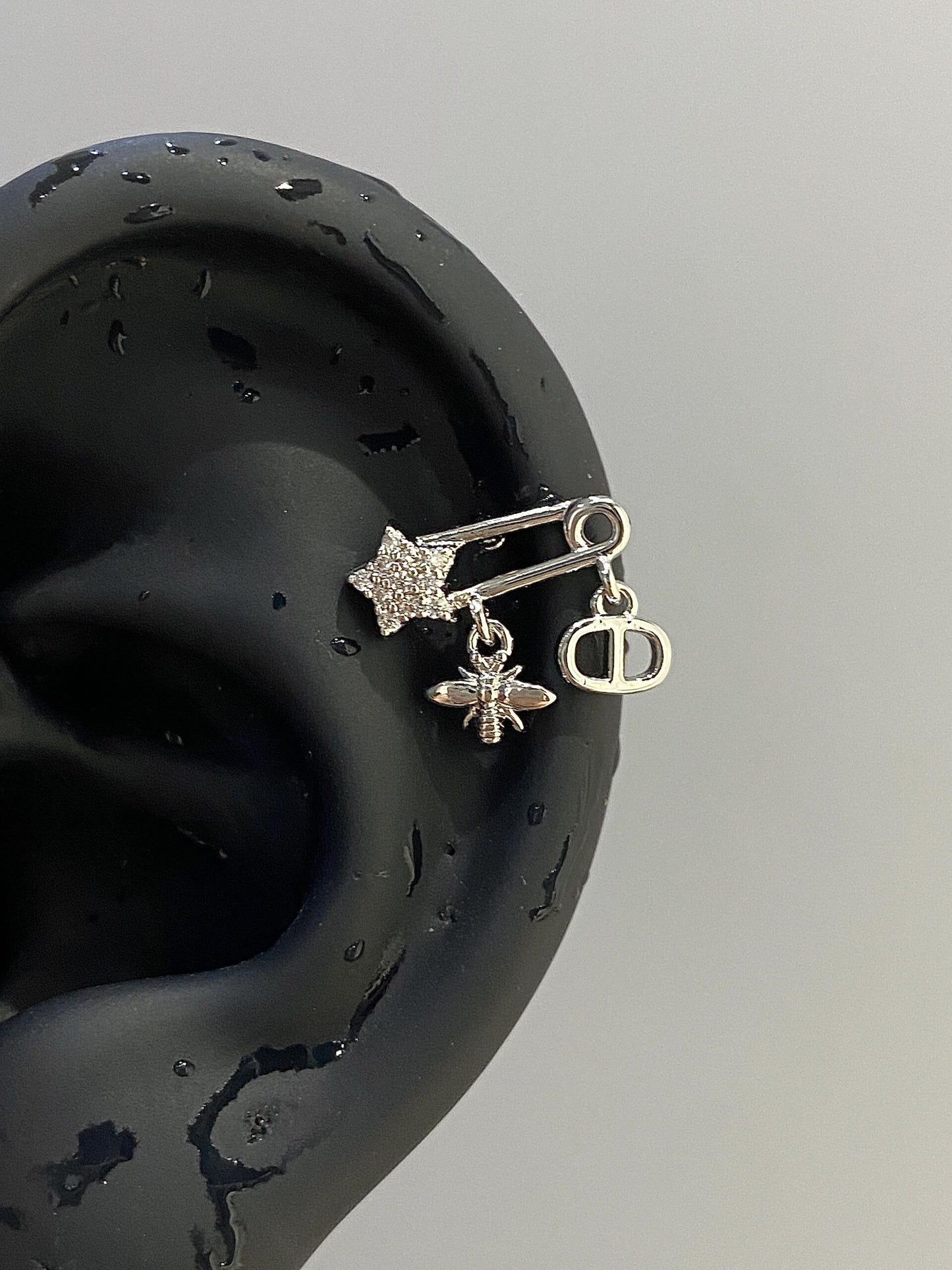 Star Hive Pin Helix Earrings