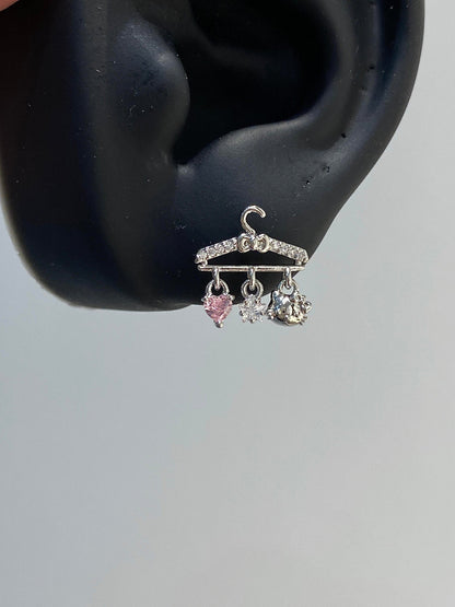 Hanging Charms Helix Earrings