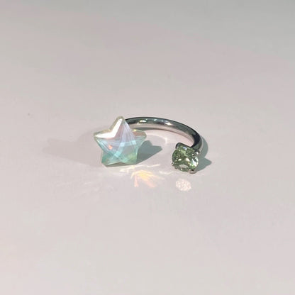 Mintveil Starweave Helix Earrings