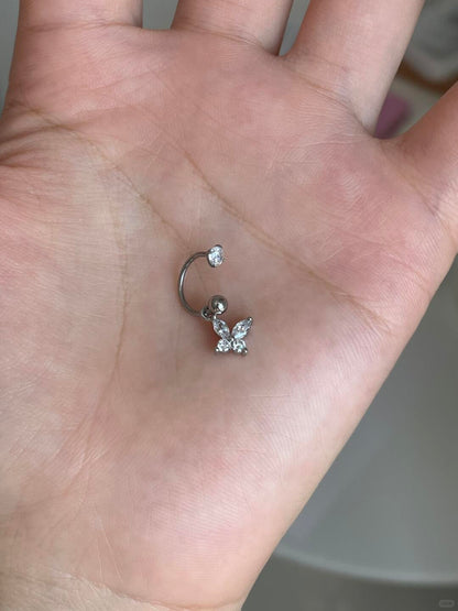 Butterfly Kiss Drop Helix Earrings