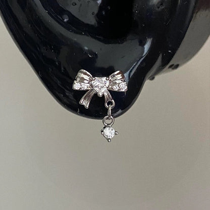 Love Bow Helix Earrings