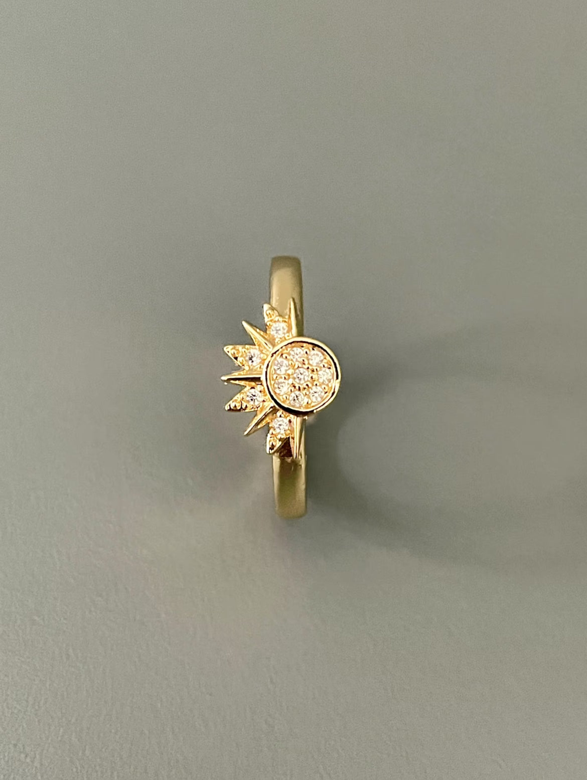 sun & moon adjustable matching rings