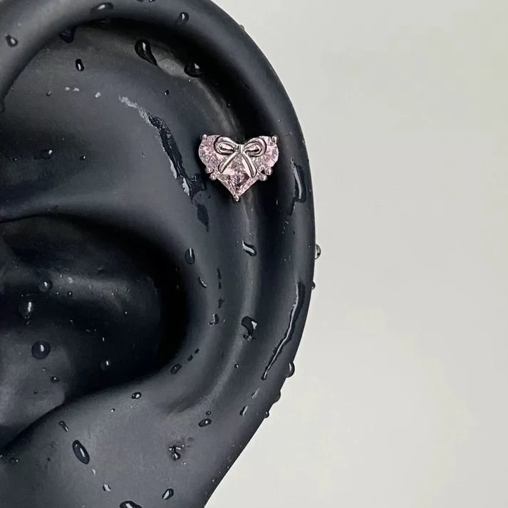 Heart Strung Helix Earrings