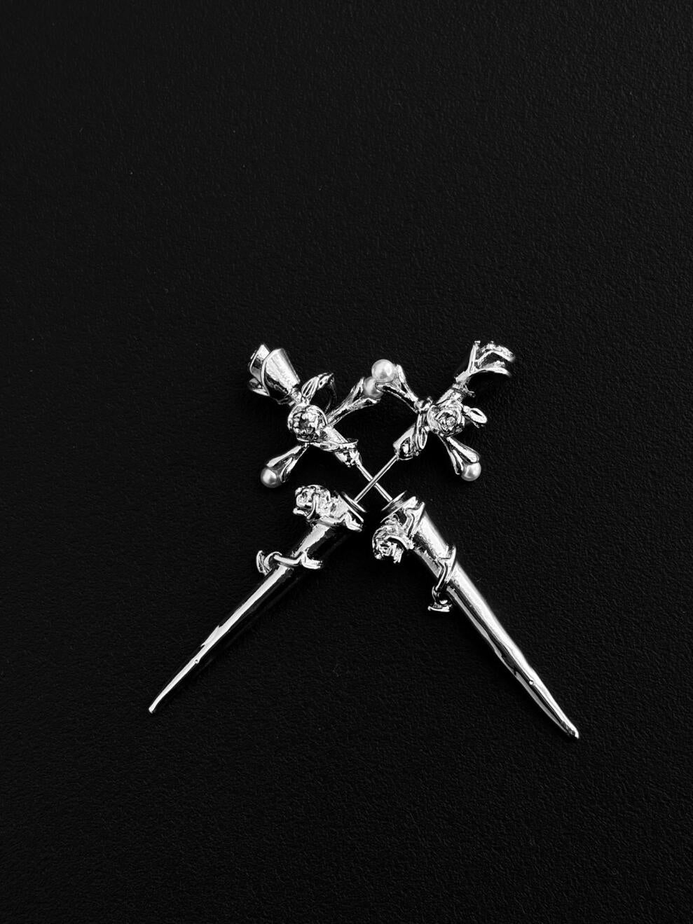 Rosebound Blade Earrings