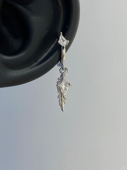 Scarlet Wings Helix Earrings