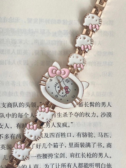 White Kitty Sweetcharms Watch