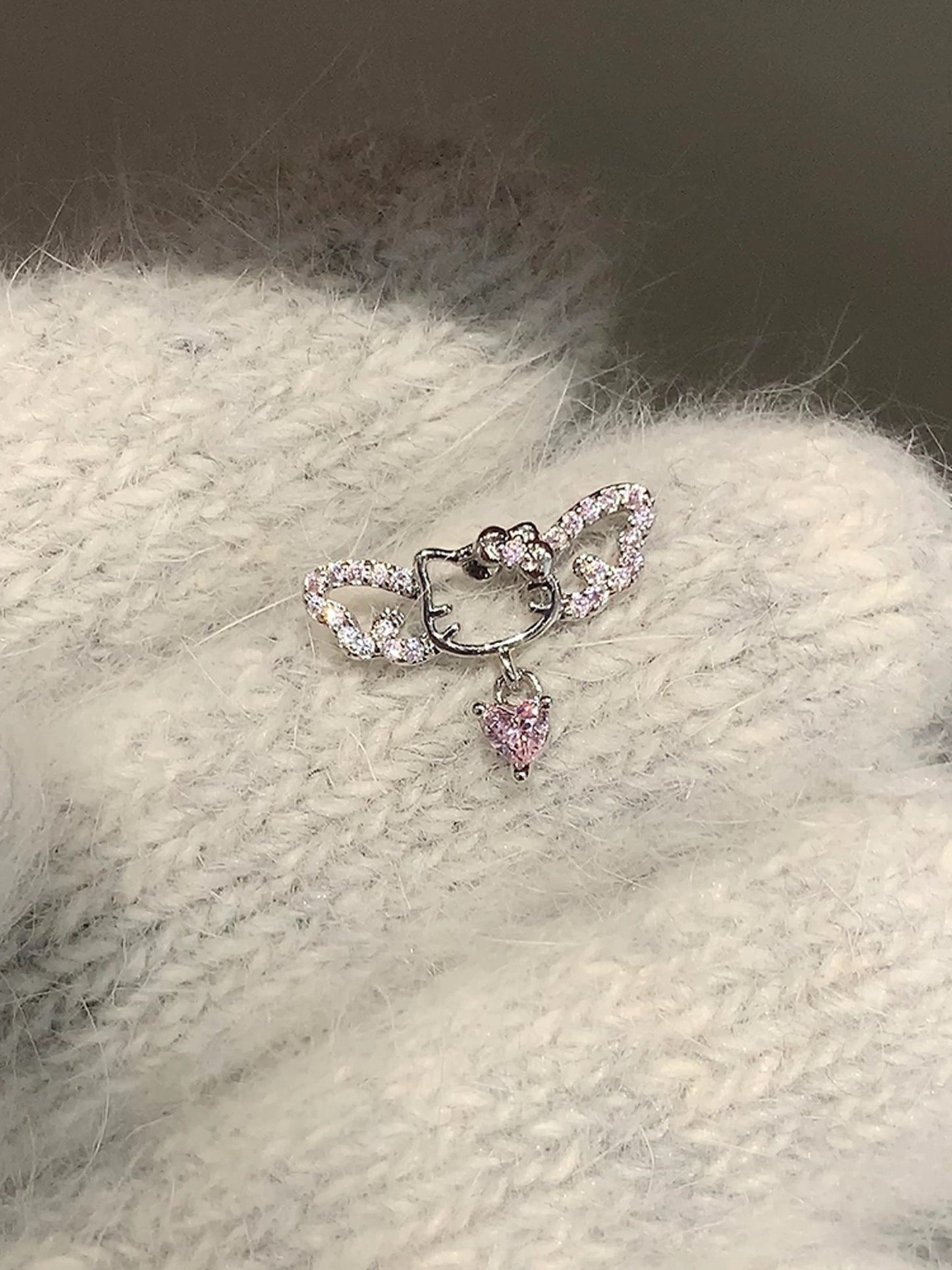 Angel Kitty Earrings