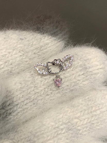 Angel Kitty Earrings