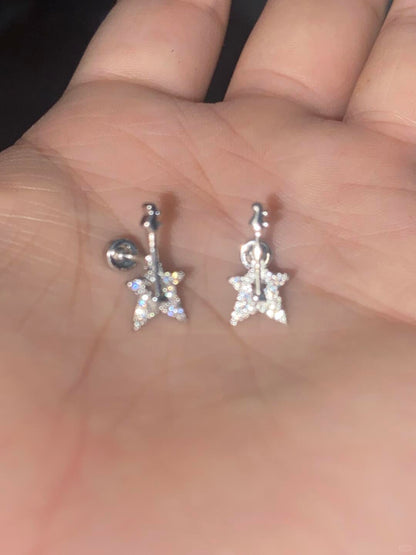 Star Guitar Helix Earrings