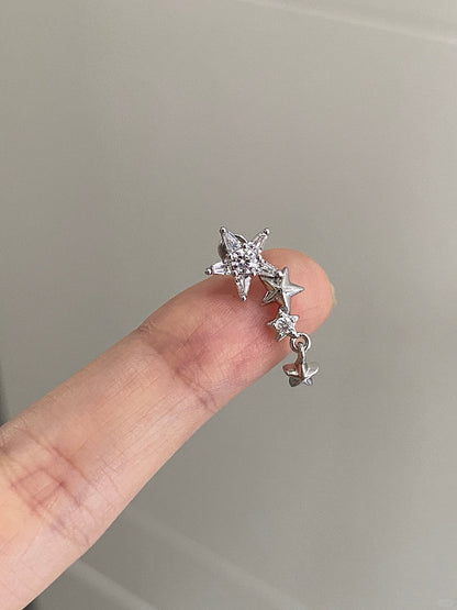 Cosmic Stars Helix Earrings