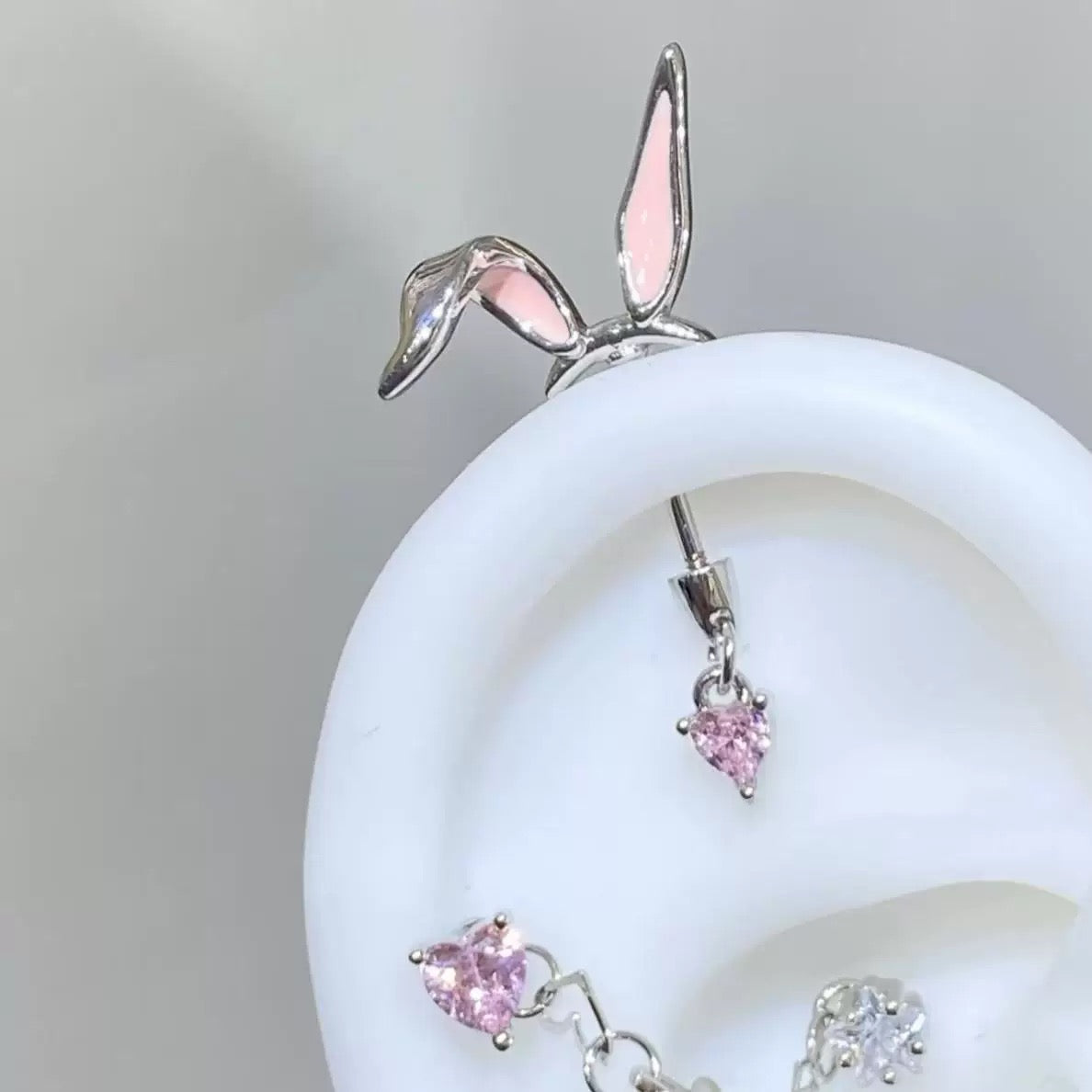 Bunny Ears Vertical Helix Earrings – Rera