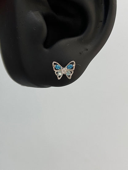 Icy Butterfly Helix Earrings