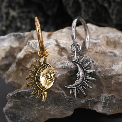 Sun & Moon Matching Earrings