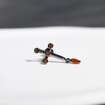 Crimson Dagger Lip Stud