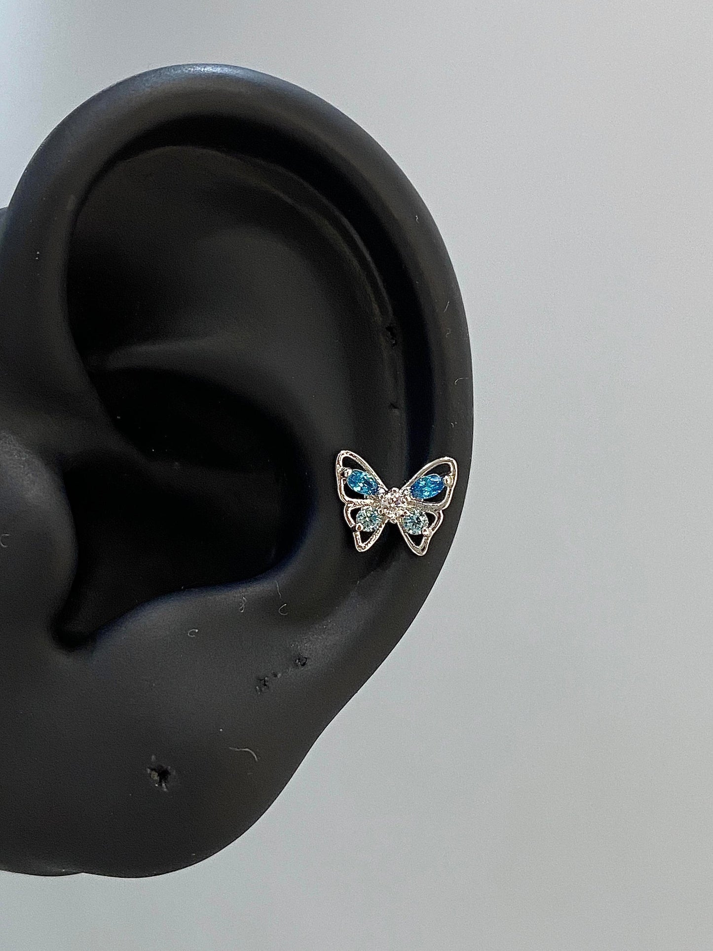 Icy Butterfly Helix Earrings