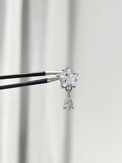 Star Drip Helix Earrings