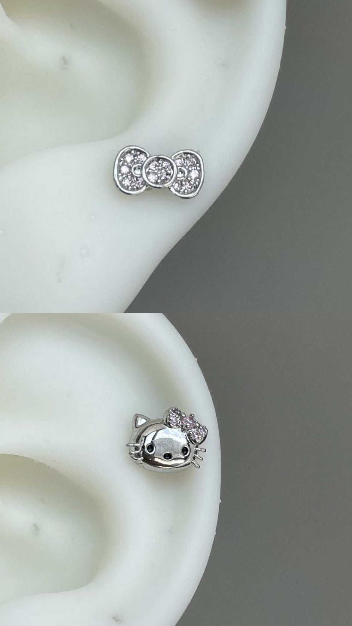 Twinkle Kitty Helix Earrings