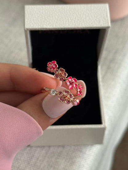 Sakura blossom ring