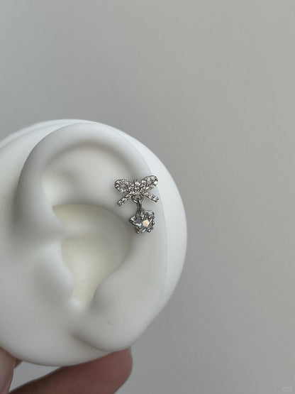Ribbon Nova Helix Earrings