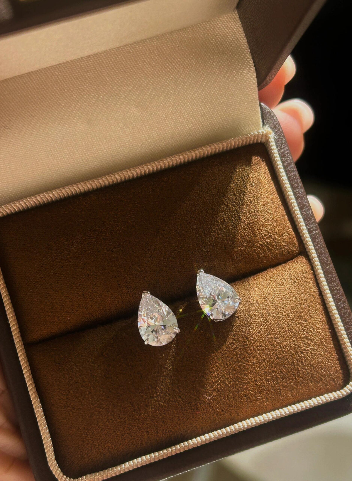 Kylie Pear Studs