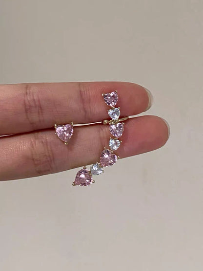 Heartline Cuff Earrings