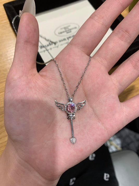 Rosewing Key Shaped Necklace