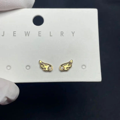 Gold Angel- Lite Wing Earrings