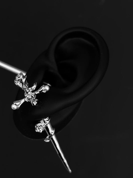 Rosebound Blade Earrings